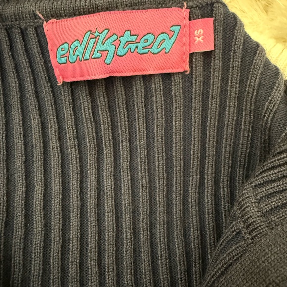 Edikted Pluto Ribbed Cardigan - Picture 4 of 7